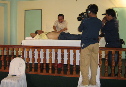 Filmcrew of Siddhart Kak (National TV India)