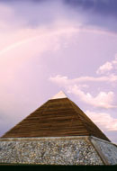Rainbow over Pyramid